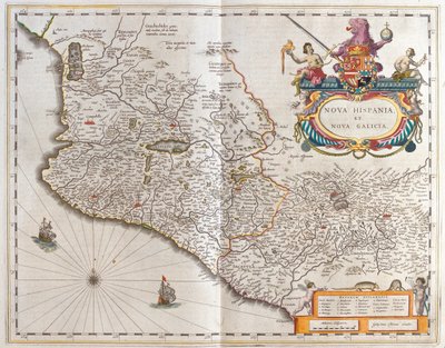 Mexique, dans "Theatrum Orbis Terrarum, sive Atlas Novus" de Willem Blaeu, Amsterdam - Willem Blaeu