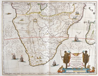 Afrique du Sud, dans "Theatrum Orbis Terrarum, sive Atlas Novus" de Willem Blaeu, Amsterdam - Willem Blaeu