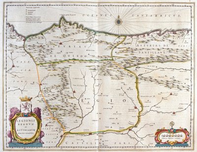 Province espagnole des Asturies, Castille et Léon, y compris les villes d