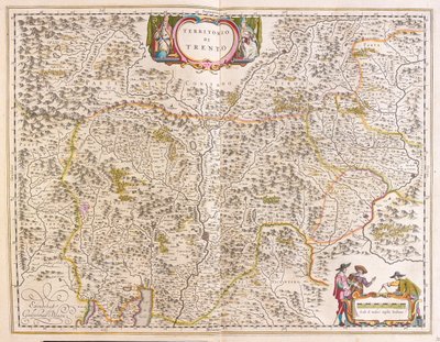 Trento, Italie, dans "Theatrum Orbis Terrarum, sive Atlas Novus" de Willem Blaeu, Amsterdam - Willem Blaeu