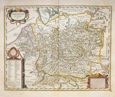 Veteris Germany du Theatrum Orbis Terrarum - Willem Blaeu
