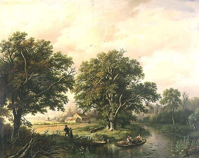 Scène de rivière - Willem Bodeman