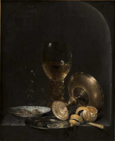 Nature morte. Petit déjeuner dans une niche en pierre - Willem Claesz. Heda