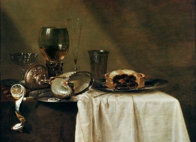 La tarte aux cassis, 1635 - Willem Claesz. Heda