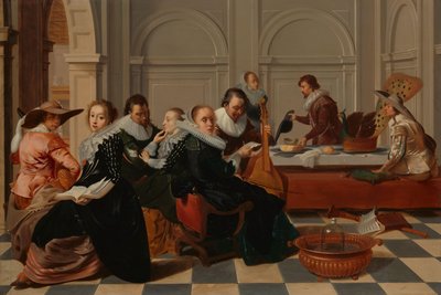 La Réunion musicale - Willem Cornelisz Duyster (copy after)