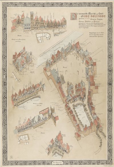 Plan de la vieille Hollande, 1895 - Willem Corneliszoon