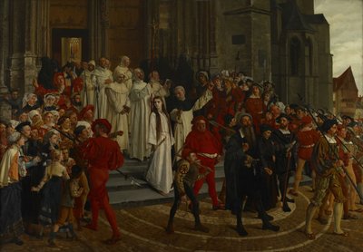 Une martyre du XVIe siècle - Johanna Van Santhoven, 1883 - Willem Geets