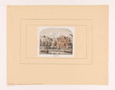 Herengracht avec la Maison Bartolotti à Amsterdam - Willem Hekking jr.