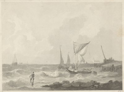 Bateaux de pêche près d