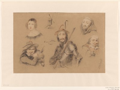 Personnages de Don Quichotte - Willem Hendrik Schmidt