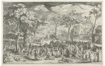 Fête de village, vers 1610 - Willem Isaacsz. van Swanenburg