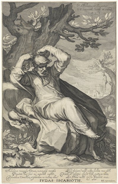 Judas Iscariot se pend - Willem Isaacsz. van Swanenburg