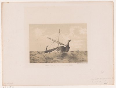 Navire, IXe siècle - Willem Jacob Hofdijk