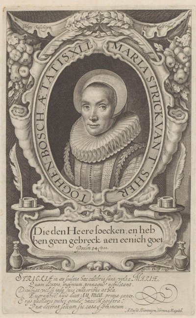 Portrait de Maria Strick à l