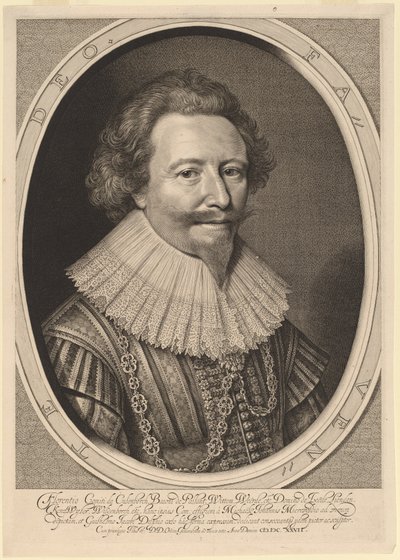 Florent II, Comte de Pallandt - Willem Jacobsz Delff after Michiel van Miereveld