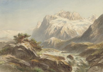 Paysage de montagne - Willem Jan van den Berghe