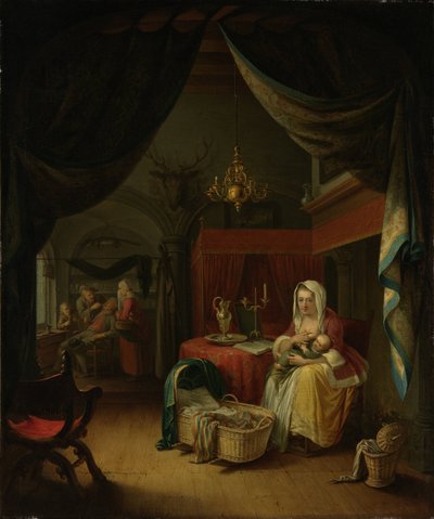 Triptyque : Allégorie de la formation artistique - Willem Joseph Laquy