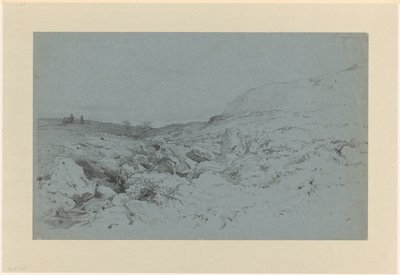 Paysage vallonné avec ruisseau, près de Bergen en Norvège - Willem Maris