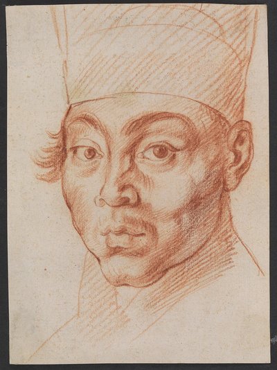Un homme en costume coréen (la tête) - Willem Panneels