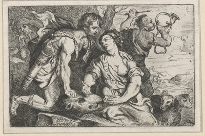 Méléagre et Atalante - Willem Panneels