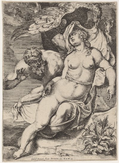 Jupiter et Antiope - Willem Panneels after Sir Peter Paul Rubens