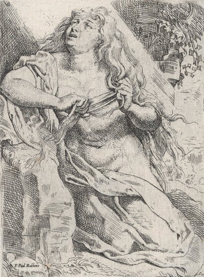 Marie-Madeleine dans le désert, vers 1613-14 - Willem Pietersz. Buytewech