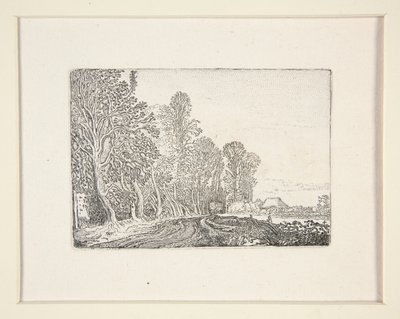 Route au bord de la forêt, Planche 4 de la série Les Paysages - Willem Pietersz. Buytewech