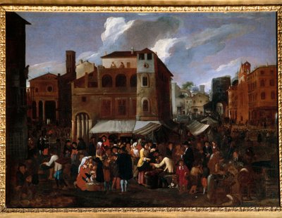 Scène de marché - Willem Reuter