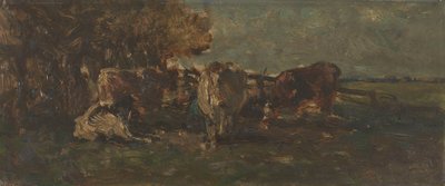 Le virage du lait - Willem Roelofs (I) (signed by artist)