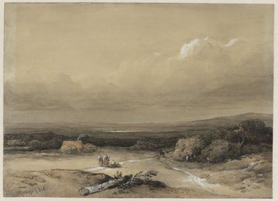 Paysage - Willem Roelofs (I) (signed by artist)