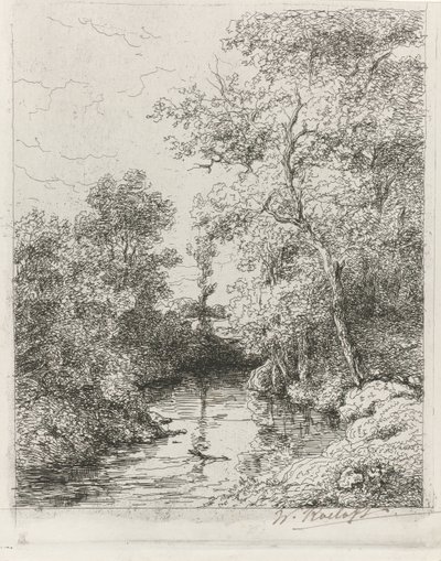 Ruisseau - Willem Roelofs (I)