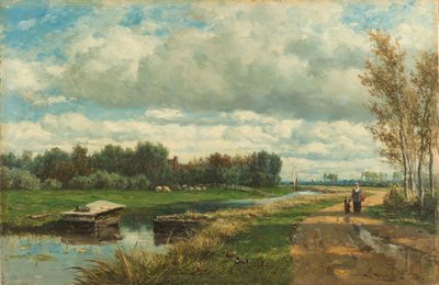 Paysage dans les environs de La Haye - Willem Roelofs (I)