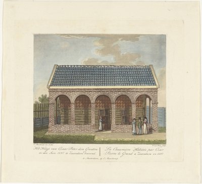 La maison du tsar Pierre à Zaandam, 1697, vers 1825 - Willem Senus van