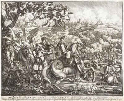 La bataille de Narva le 19 novembre 1700 - Willem Swidde