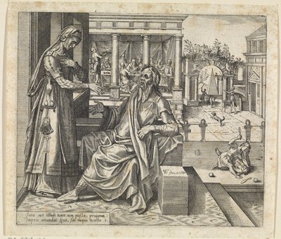 Sara demande à Abraham de renvoyer Agar et Ismaël - Willem Thibaut