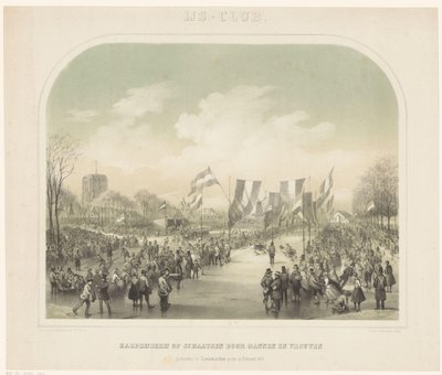Course de patinage (série: Club de glace) - Willem Troost (II)