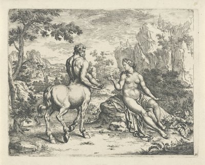 Ocyrhoë prédit le destin de Chiron et Asclépios - Willem Van Mieris