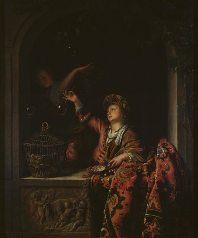 Bulles de savon - Willem Van Mieris