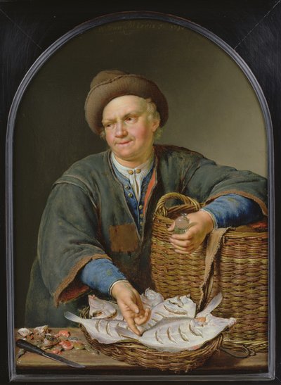 Le Vendeur de Poissons - Willem Van Mieris