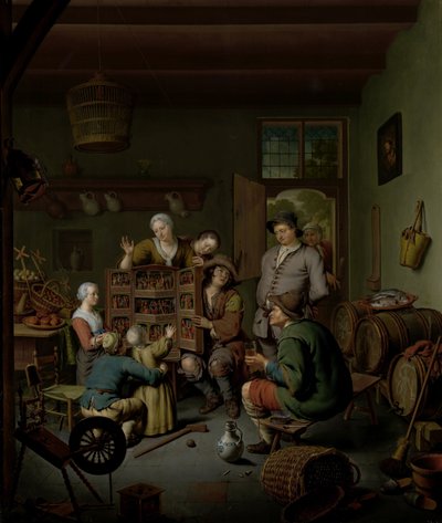 Le raree-show (’t Fraay Curieus) - Willem Van Mieris