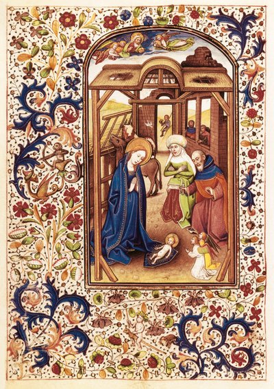 Scène de la Nativité dans « Le Livre d