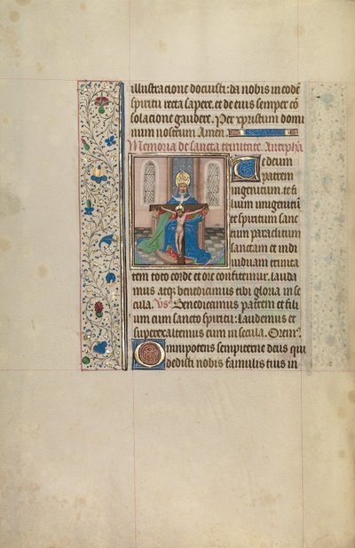 Le trône de la grâce Trinité - Willem Vrelant
