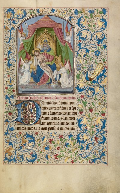 Der Gnadenthron Dreifaltigkeit - Willem Vrelant
