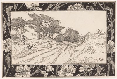 Paysage de dunes avec oyat - Ludwig Willem Reymert Wenckebach