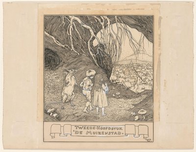 Jozientje et Willy regardent la ville des souris - Ludwig Willem Reymert Wenckebach