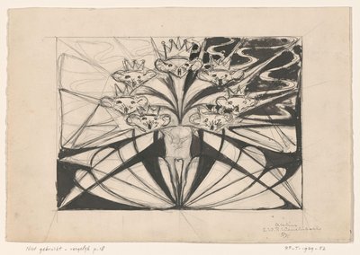 Sept têtes de souris couronnées - Ludwig Willem Reymert Wenckebach