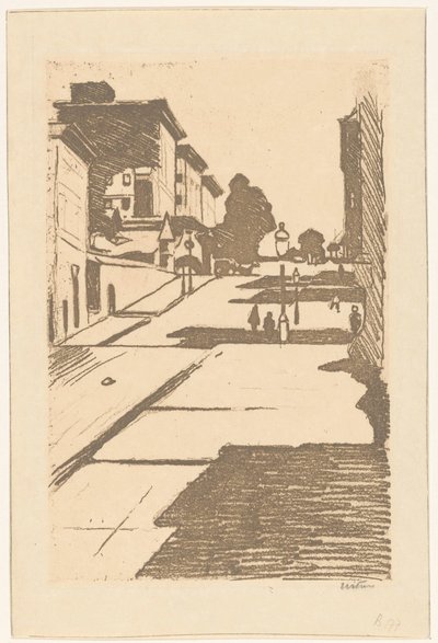 Vue de Maison Street et de l