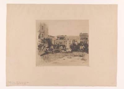 Vue de Sutter Street à San Francisco - Willem Witsen (signed by artist)