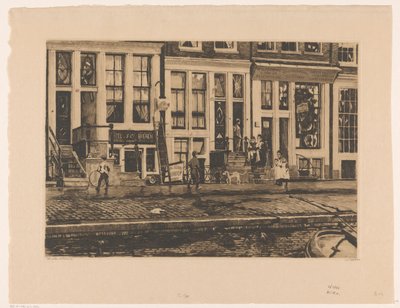 Vue des maisons sur l