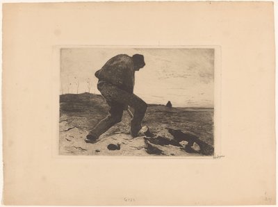Travailleur de la lande - Willem Witsen (signed by artist)